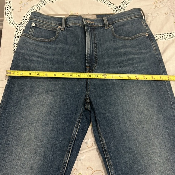 EVERLANE The Way High Slim Dark Wash Jeans Women Size 31 Short - Picture 7 of 15